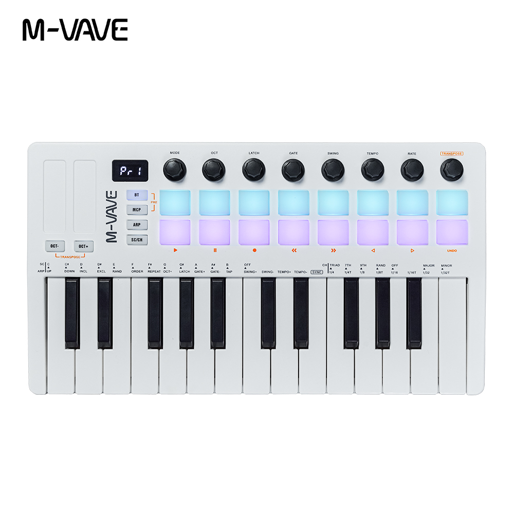 M-VAVE SMK-25 II 25 Key Blueto - Midi Controller Pad review and price