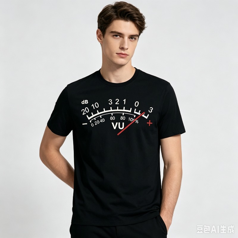 VU Meter dB Volume T-Shirt Men - Audio Music Dj review and price