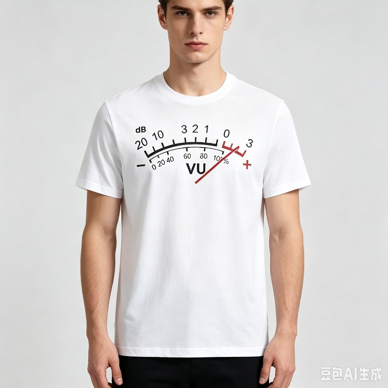 VU Meter dB Volume T-Shirt Men - Audio Music Dj review and price