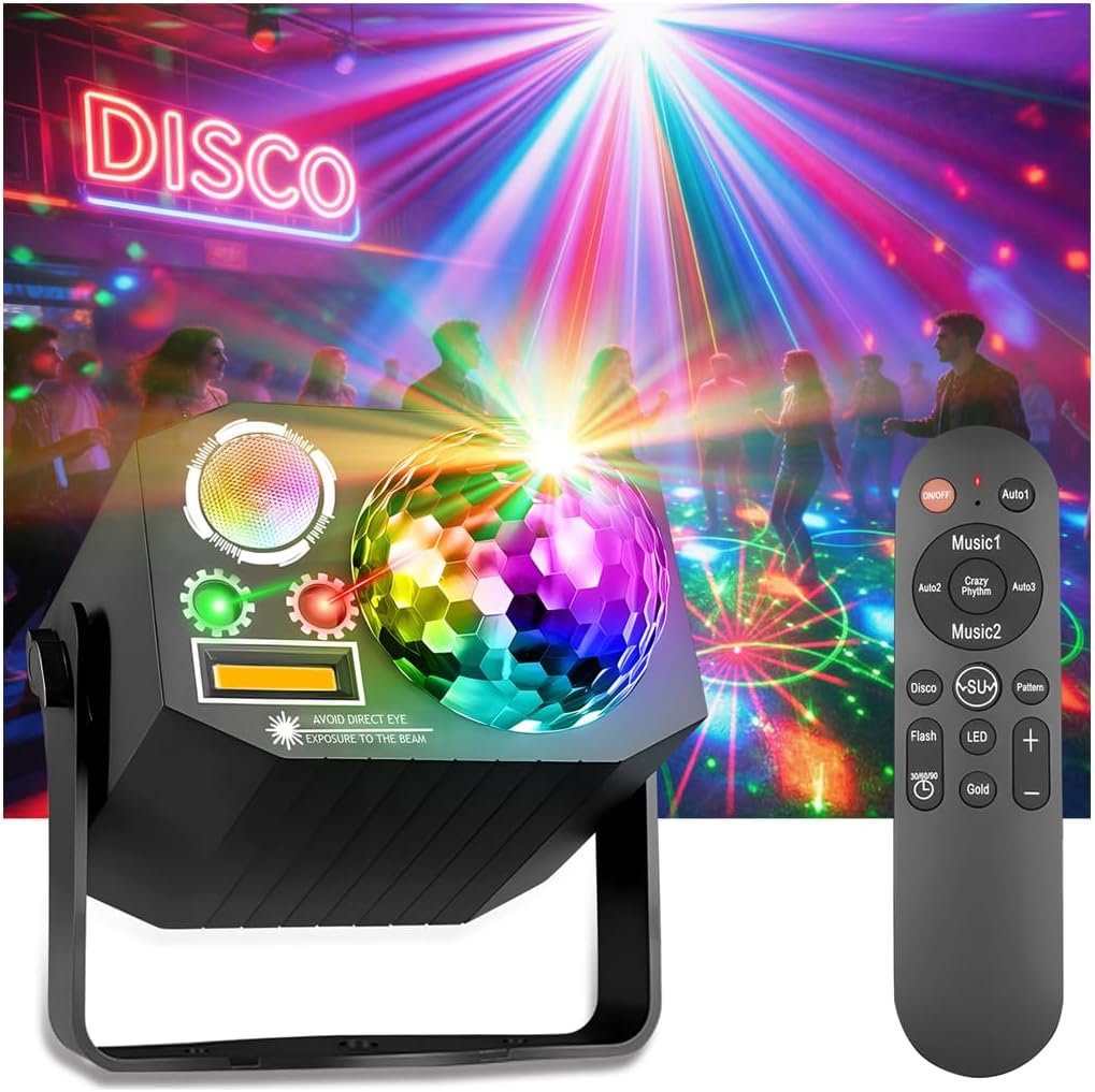 Dj Party Disco Ball Lights wit - Audio Music Dj review and price